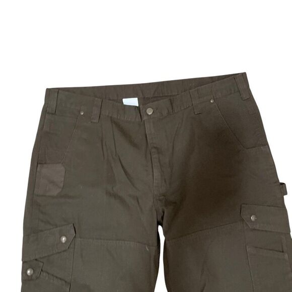 Carhartt B342 DFE Relaxed Fit Ripstop Cargo Work Brown Pants Men's Sz 42x30 - Picture 2 of 8